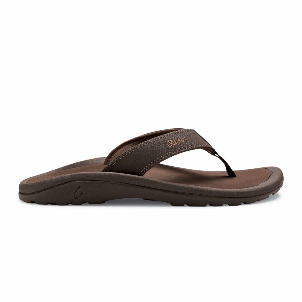 Olukai Men's Ohana Flip Flop - Dark Java / Ray US923-864